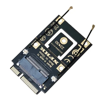  1 бр. M. 2 NGFF на Mini PCI-E (PCIe + USB) Адаптер За M. 2 Wi-Fi Bluetooth Безжична Wlan карта Intel AX200 9260 8265 8260 За Лаптоп