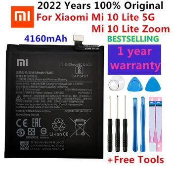  Въведете Mi Оригинален BM4R Батерия За Xiao Mi 10 Lite 5G BM4R Истински Взаимозаменяеми Батерия за телефона 4160 ма с безплатни Инструменти