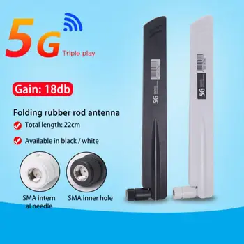 1бр 3G, 4G 5G Антена 600-6000 Mhz 18dBi Засилване на SMA Plug Безжична Мрежова Карта Wifi Рутер Антена С Висока Чувствителност Към Сигнала